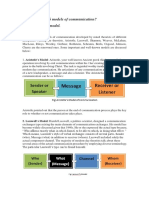 Models of Communication Assignment