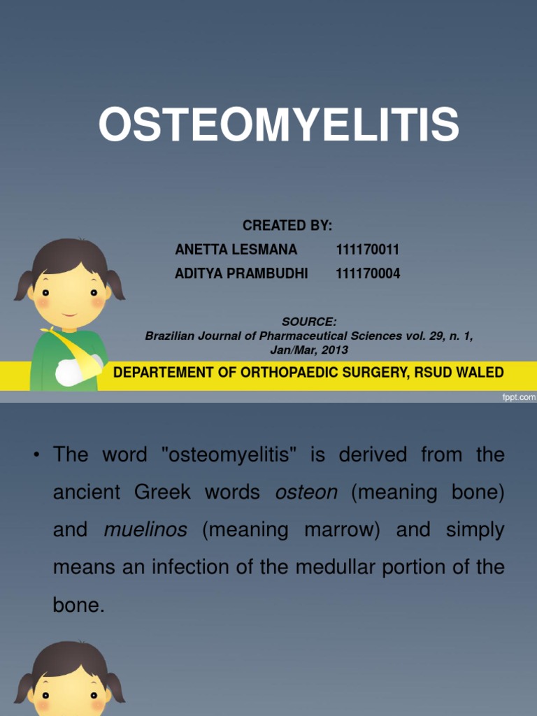 Osteomyelitis Antibiotics Infection