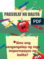 Pagsulatngbalita