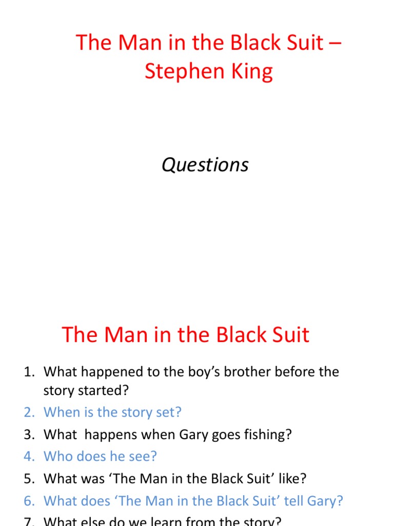The Man in The Black Suit PDF