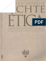 Fichte Johann Gottlieb - Etica PDF