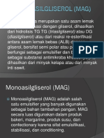 Monoasilgliserol (MAG)