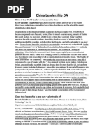 China's Clean Tech Leadership Key to Economy and Environment