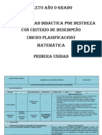 Pud Matematicas 6to Año