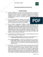 Instrucciones de Matricula PDF