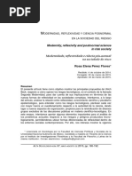 Modernidad Reflexividad y Ciencia Posnormal