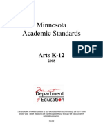 Minnesota Academic Standards in The Arts 2008 Narrative