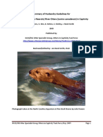 NAROtter Husbandry Guidelines Published OCT 08 May 2009