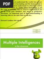 Multiple Intelligences Workshop