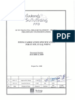 2014-4800-1L-0009 Rev B Pipipng Fabrication Specification For ST-PIP, ST-LQ, WHP-C - Approved