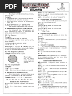 Apostila de Conjuntos (8 Páginas, 45 Questões, Com Gabarito)