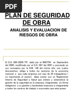 Plan de Seguridad de Obra Presentacion Mintra