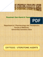 Pharmacology of Uterotonics & Tocolytics
