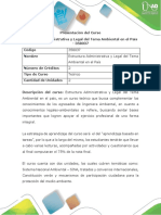 Presentación Curso Estructura Administrativa y Legal Del Tema Ambiental en El País