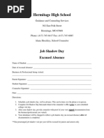 job shadow form doc