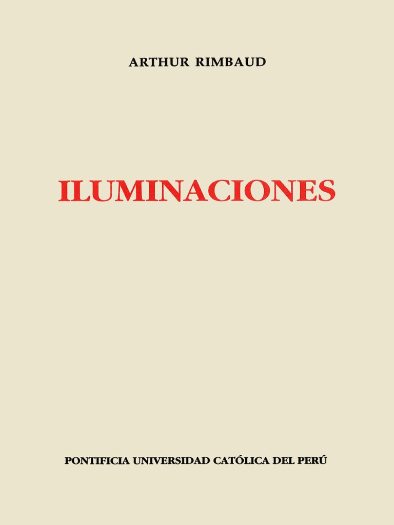 Arthur Rimbaud Iluminaciones Arthur Rimbaud Religión y