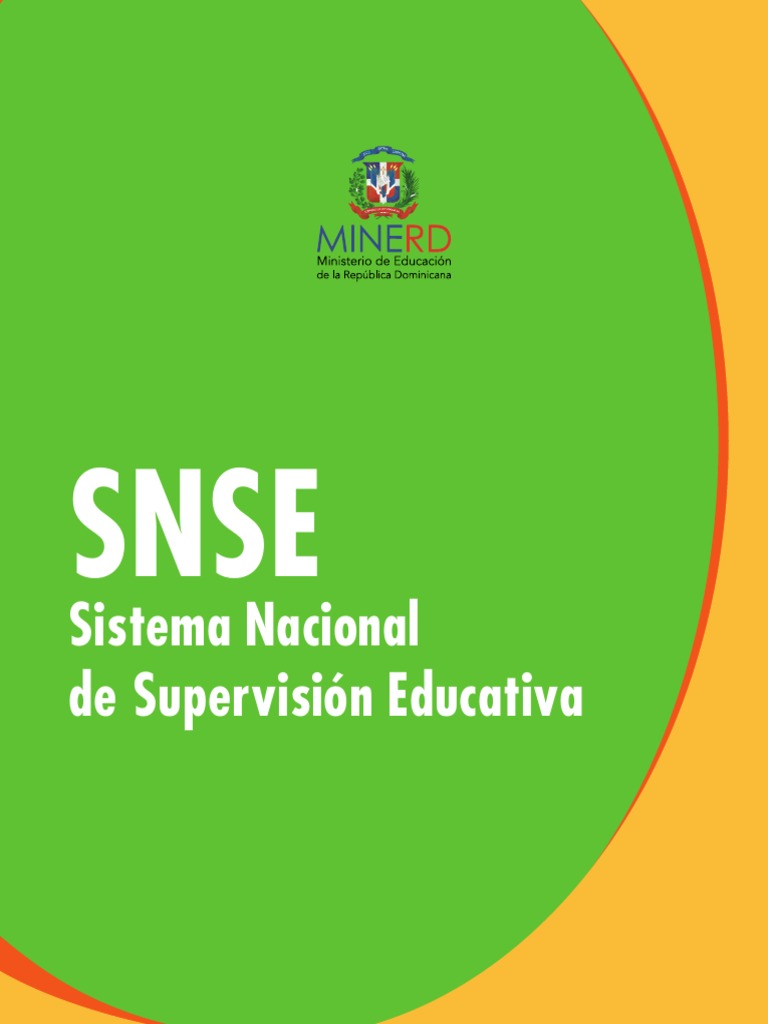 Sistema Nacional de Supervisión Educativa (Snse) PDF | PDF | Plan de  estudios | Calidad (comercial)