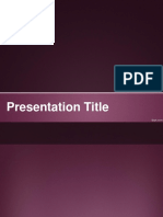 Presentation Title