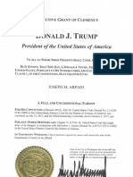 Warrant - Pardon - Arpaio With Seal PDF