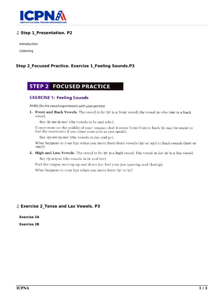 English Pronunciation Practice Guide | PDF | Career & Growth | Language ...