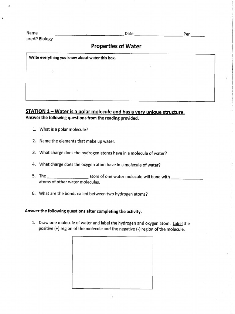 Properties of Water Lab-08252017082041 | PDF