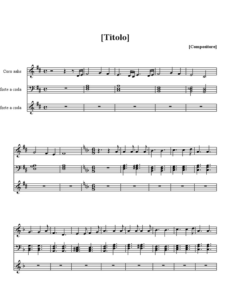 (Titolo) : (Compositore) | PDF