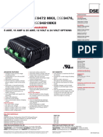 INTELLIGENT BATTERY CHARGERS DSE94xx MKII Data Sheet