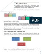 Base de Datos en Excel