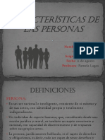 Características Personas