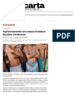 CCapial - Aprisionamento em Massa Fortalece Facções Criminosas PDF