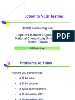 Introduction to VLSI Testing: 李昆忠 Kuen-Jong Lee