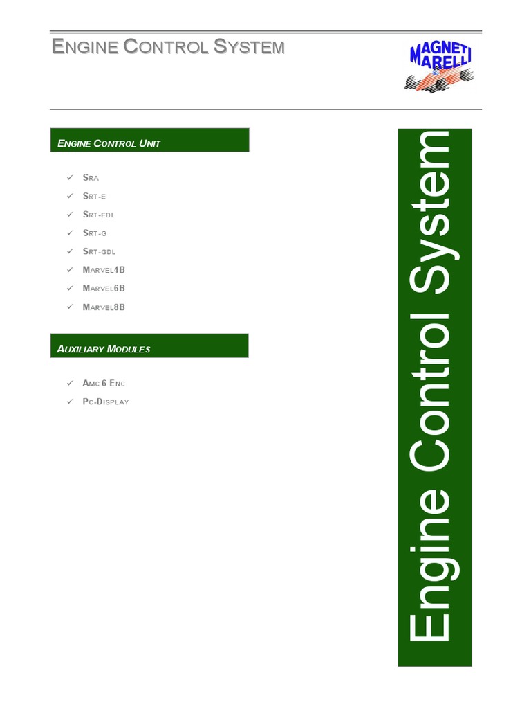 Engine Control System PDF Microcontroller Field Programmable Gate