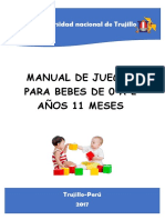 Manual de Juegos para Bebes de 0 A 2 Años