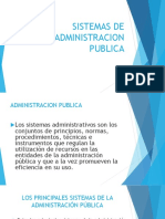 Sistemas de Administracion Publica