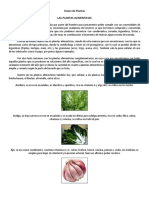 Plantas alimenticias, medicinales y textiles