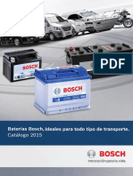 Catalogo Baterías Bosch 2015