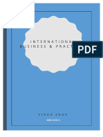 International Business & Practices: Virag Shah