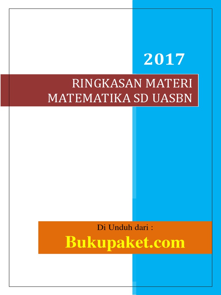 Ringkasan Materi MATEMATIKA UN US SD pdf Ringkasan Materi MATEMATIKA UN US SD pdf