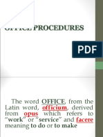 1 Officeprocedures
