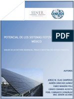 Potencial Energia Solar Mexico