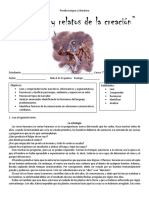 Prueba Lengua y Literatura - Mitos y Funciones Del Lenguaje