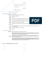 TOEFL Mock Test Answer Sheet