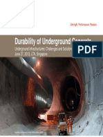 Durability of Underground Concrete