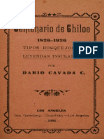 Centenario de Chiloe Dario Cavada 1826 1926