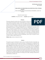 Enfoques de Intervención para Ninos Con Trastornos Del Espectro Autista Ultimos Avances.