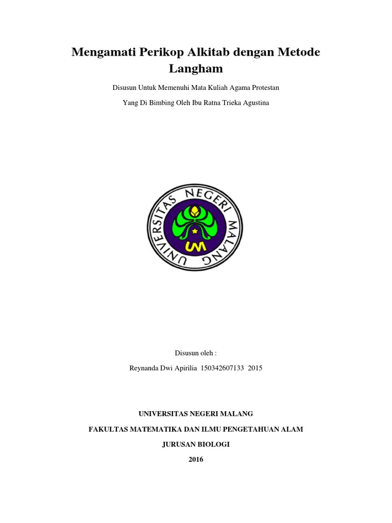 Mengamati Perikop Alkitab Dengan Metode Langham | PDF