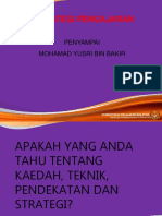 Pendekatan Kaedah Teknik (Strategi PNP)