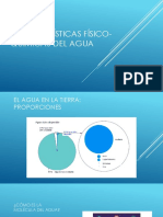 Características Físico - Químicas Del Agua