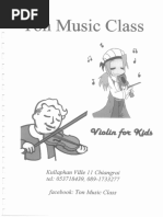 Beginner Violin Practice Workbook | PDF | Violin | String Instruments