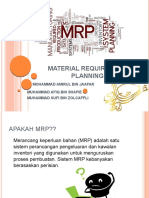 Material Requirement Planning